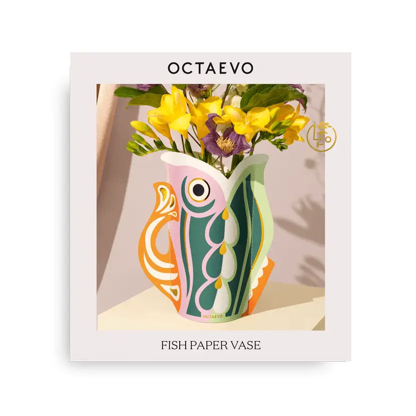 Mini vaso di carta pesce