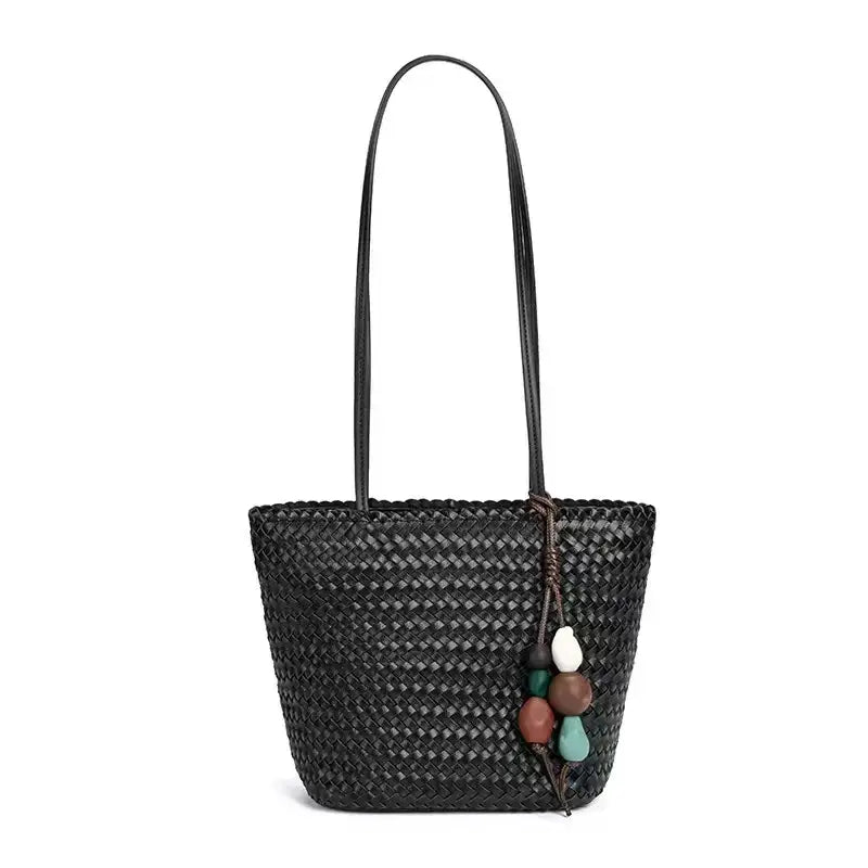 Borsa a spalla intrecciata