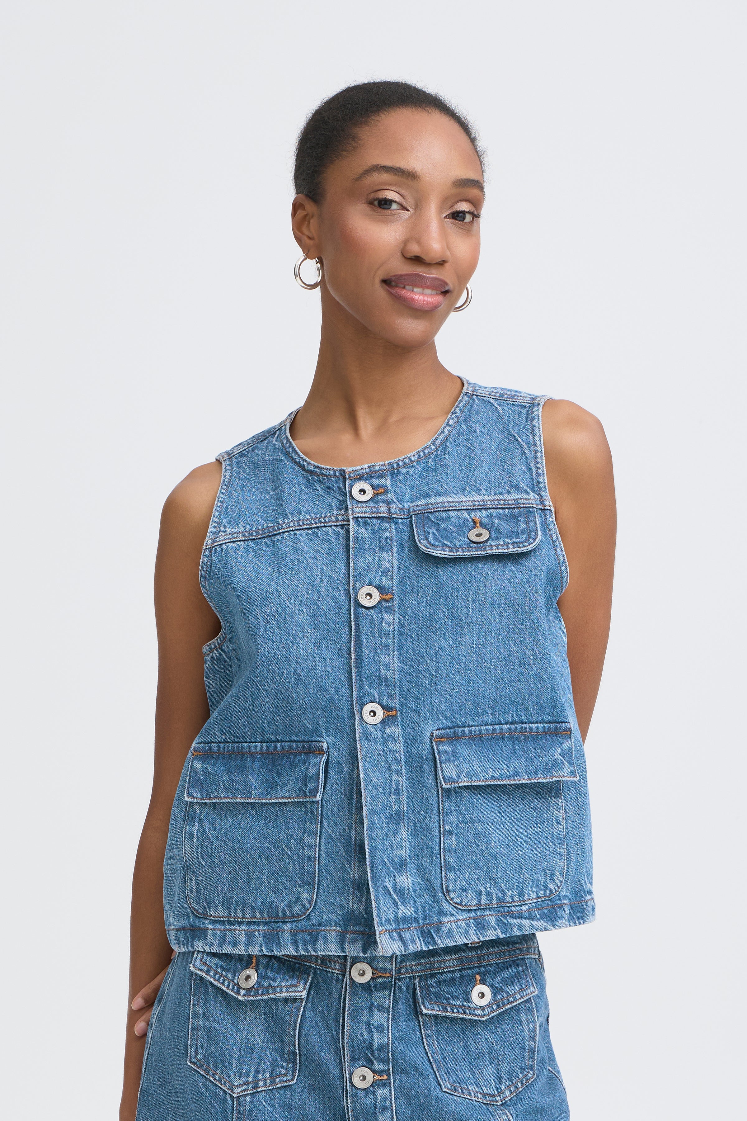 Gilet in denim