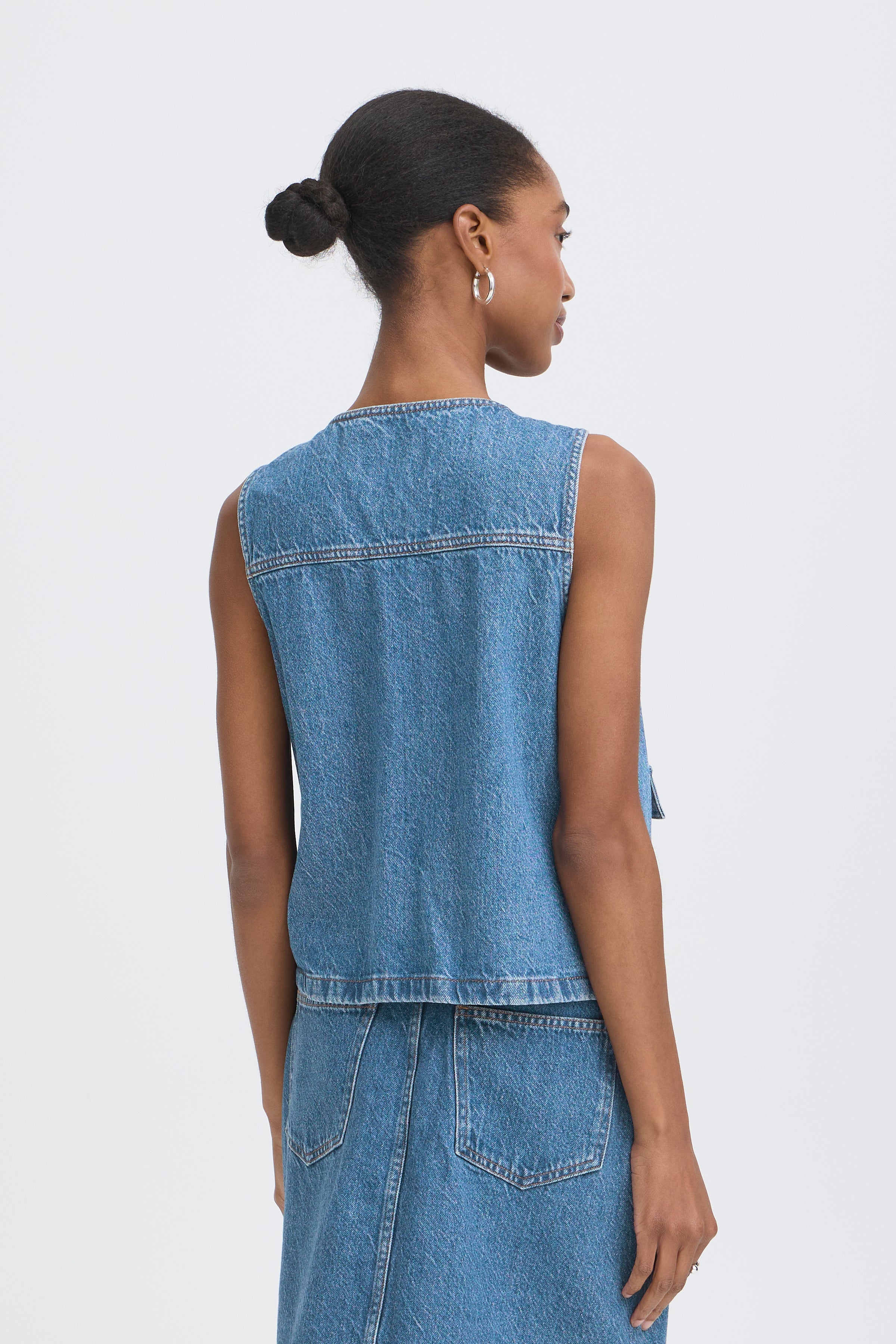 Gilet in denim