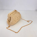 Mini clutch in rafia