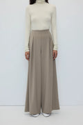 Pantaloni palazzo con pinces