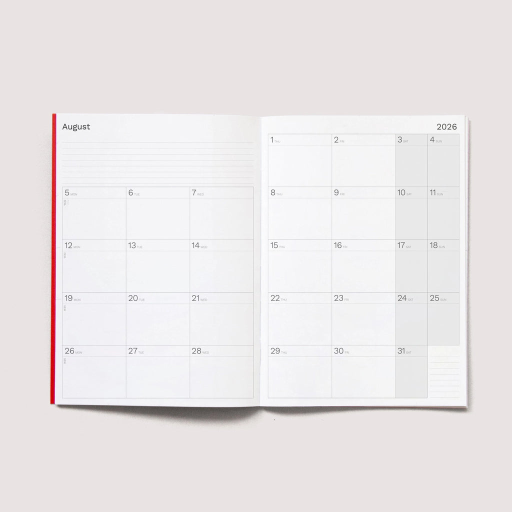 Planner mensile A4