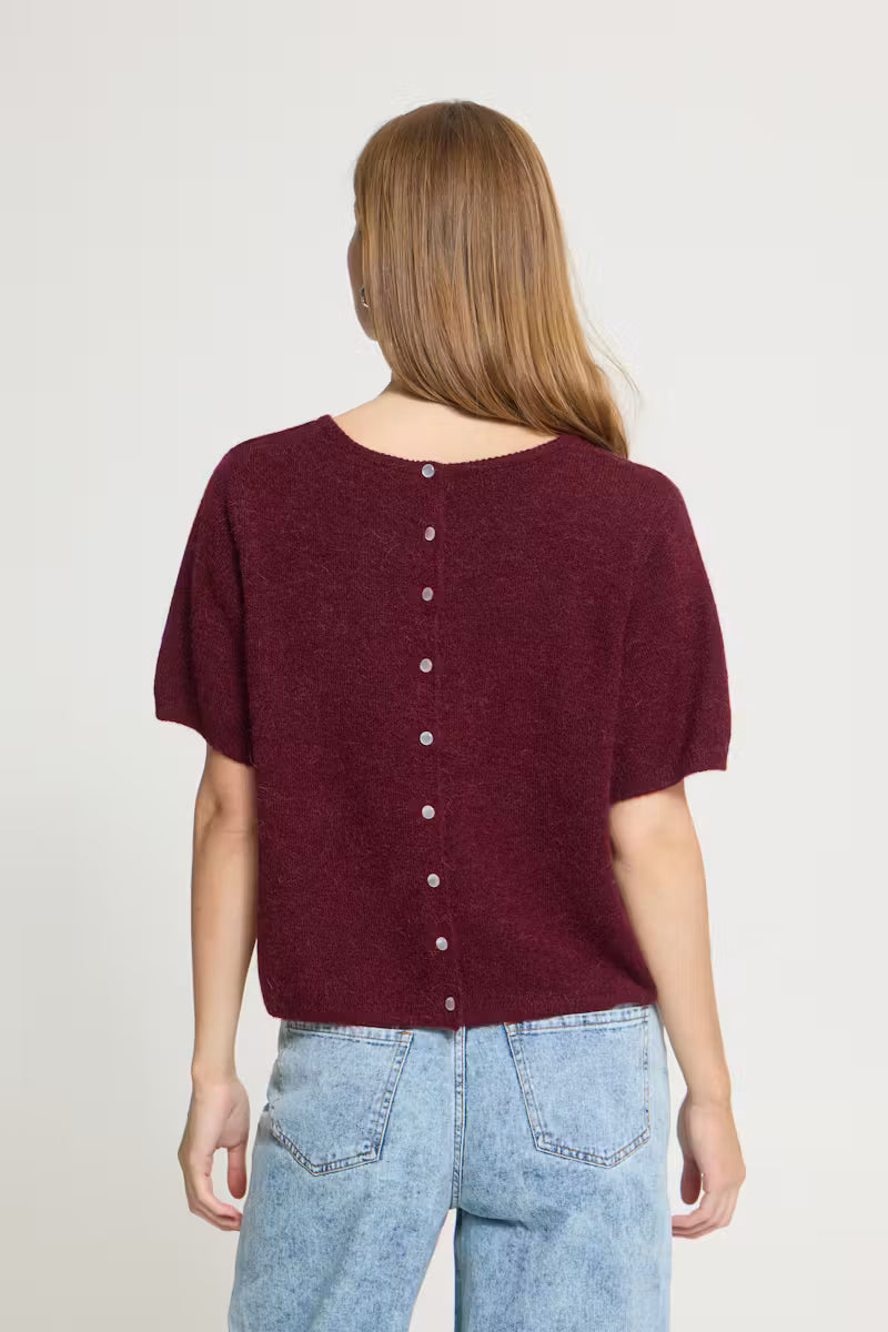 Maglione a maniche corte