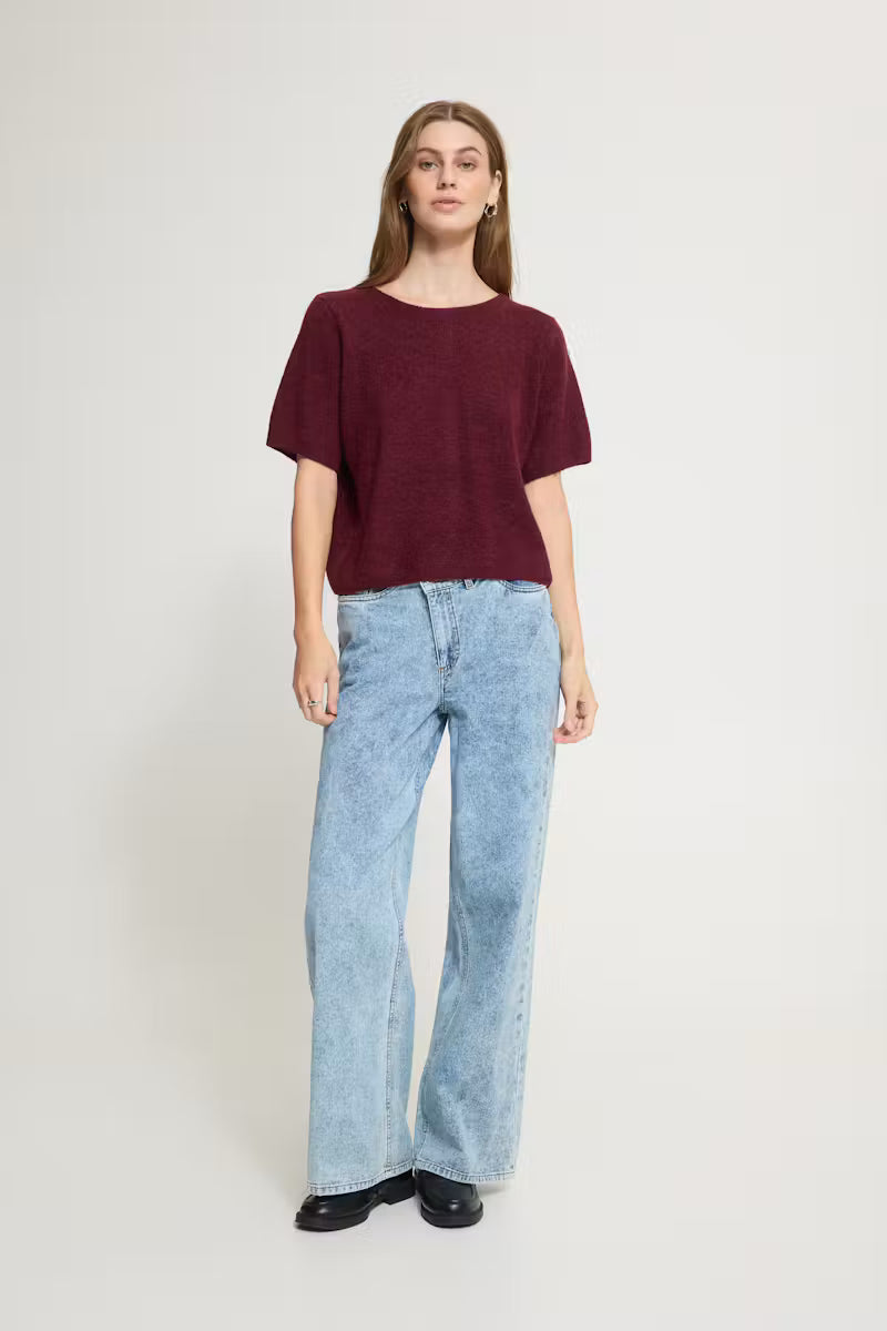Maglione a maniche corte