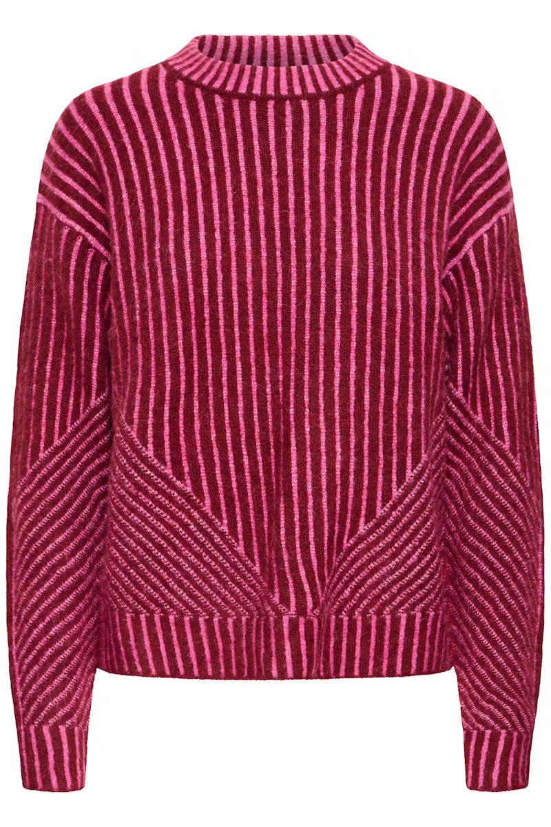 Maglione a righe