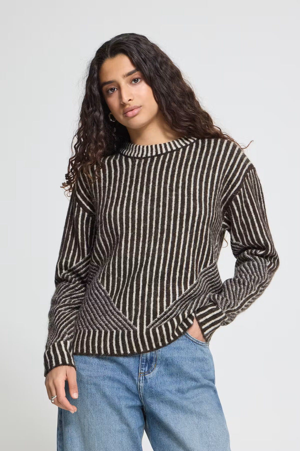 Maglione a righe