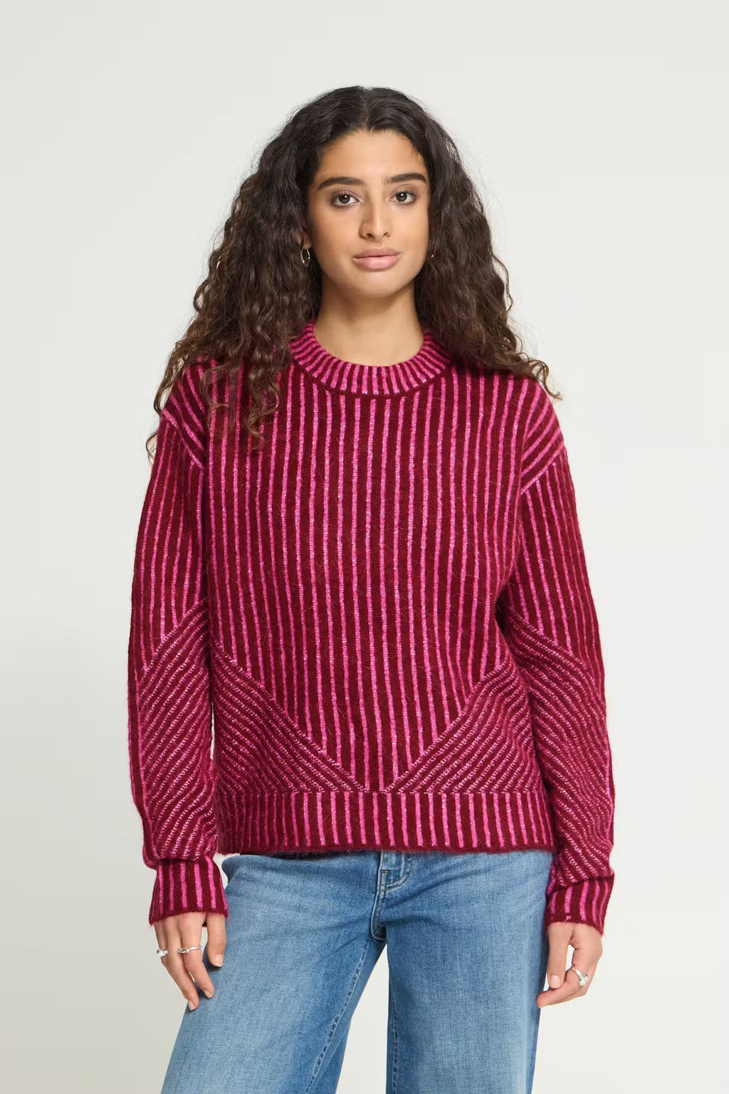 Maglione a righe