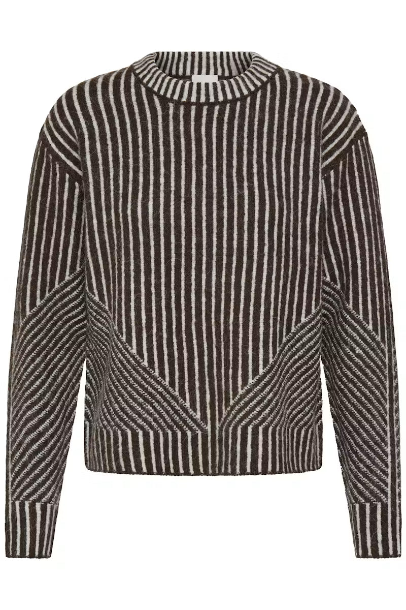 Maglione a righe