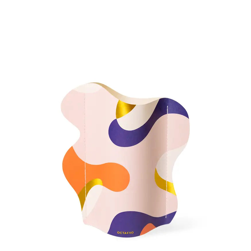 Mini vaso di carta geometrico