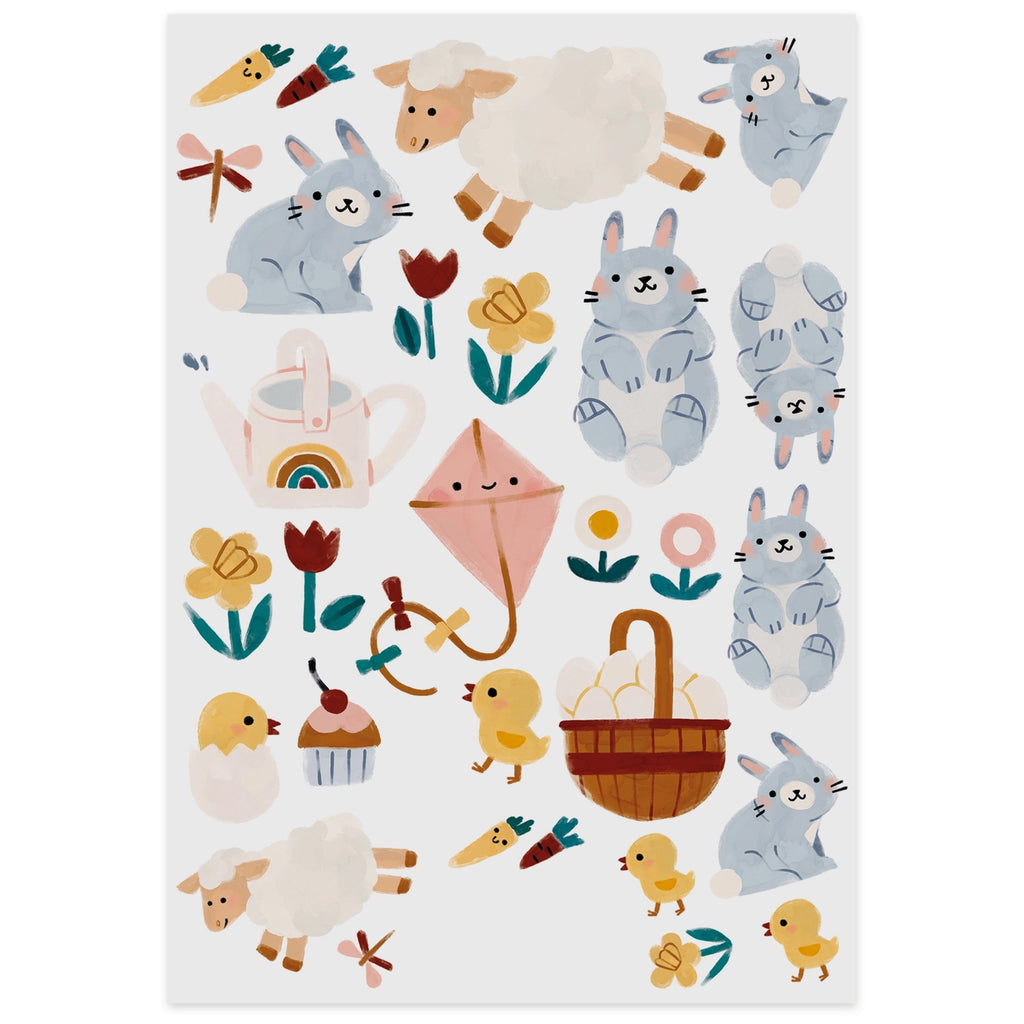 Tatuaggi temporanei Animali di primavera