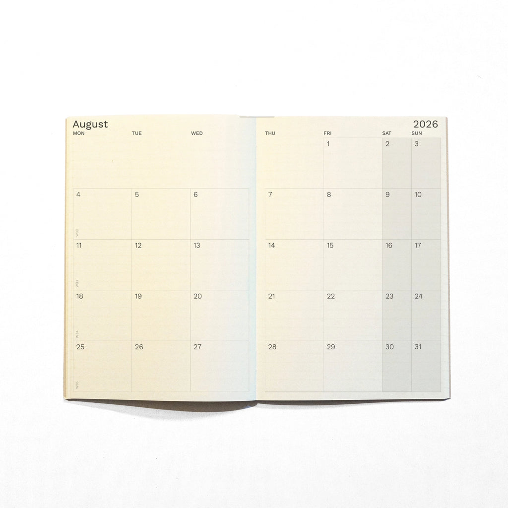 Piccolo planner mensile 2026-2027 A5