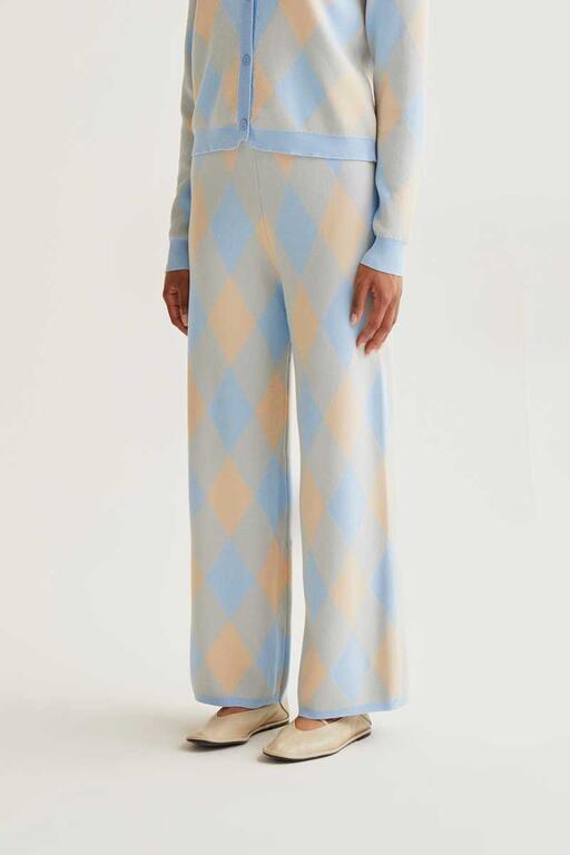 Pantaloni motivo rombi