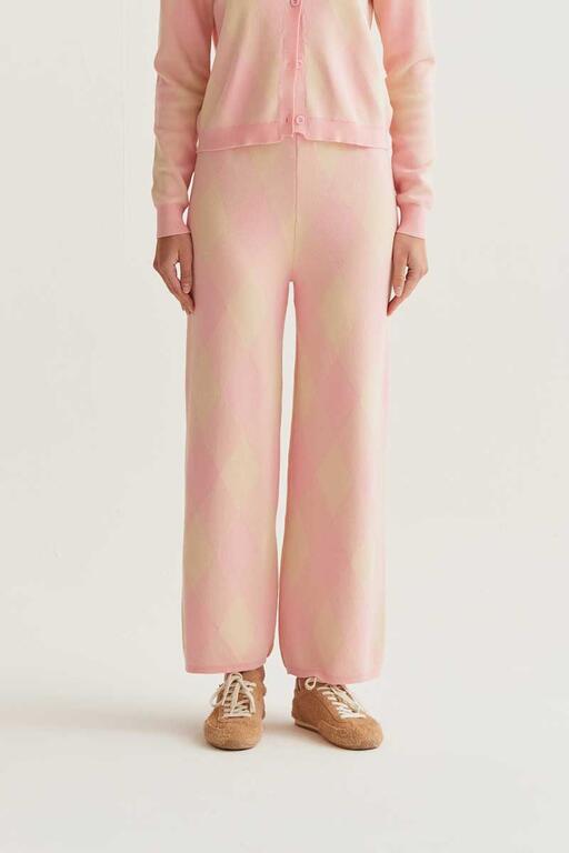Pantaloni motivo rombi