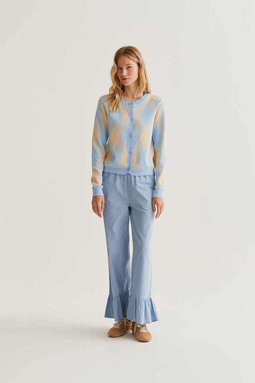 Cardigan motivo rombi