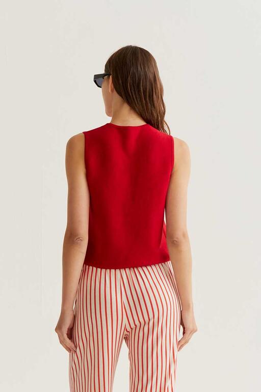 Gilet cropped