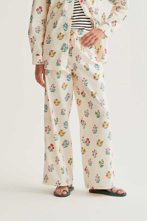 Pantaloni motivo fiori