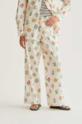 Pantaloni motivo fiori