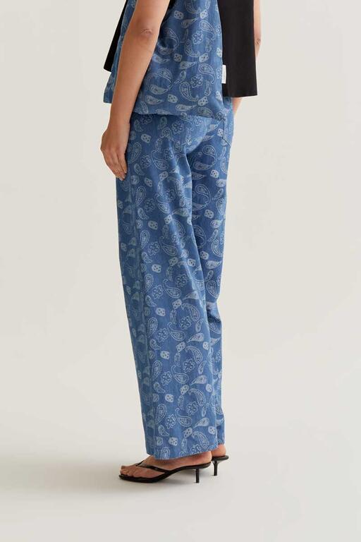 Jeans stampa Paisley