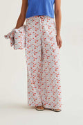 Pantaloni stampa micro fiori