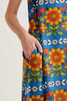 Abito lungo a fiori