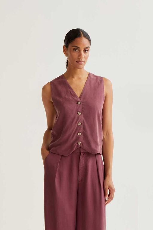Gilet in tencel
