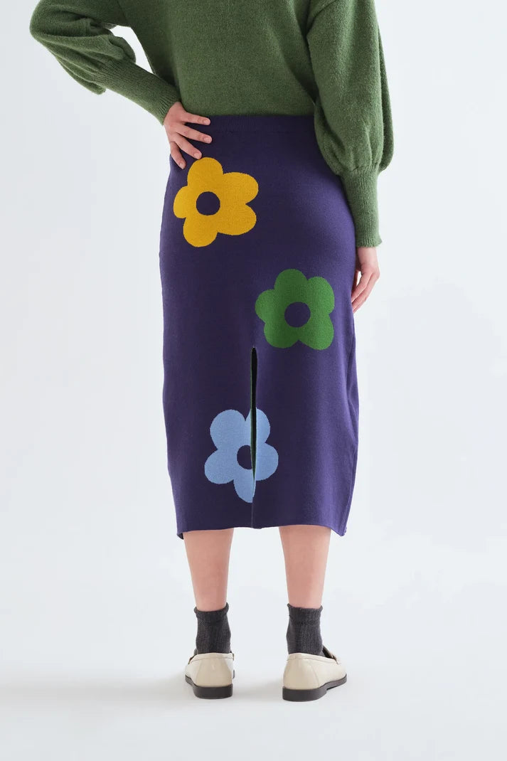 Gonna midi in maglia