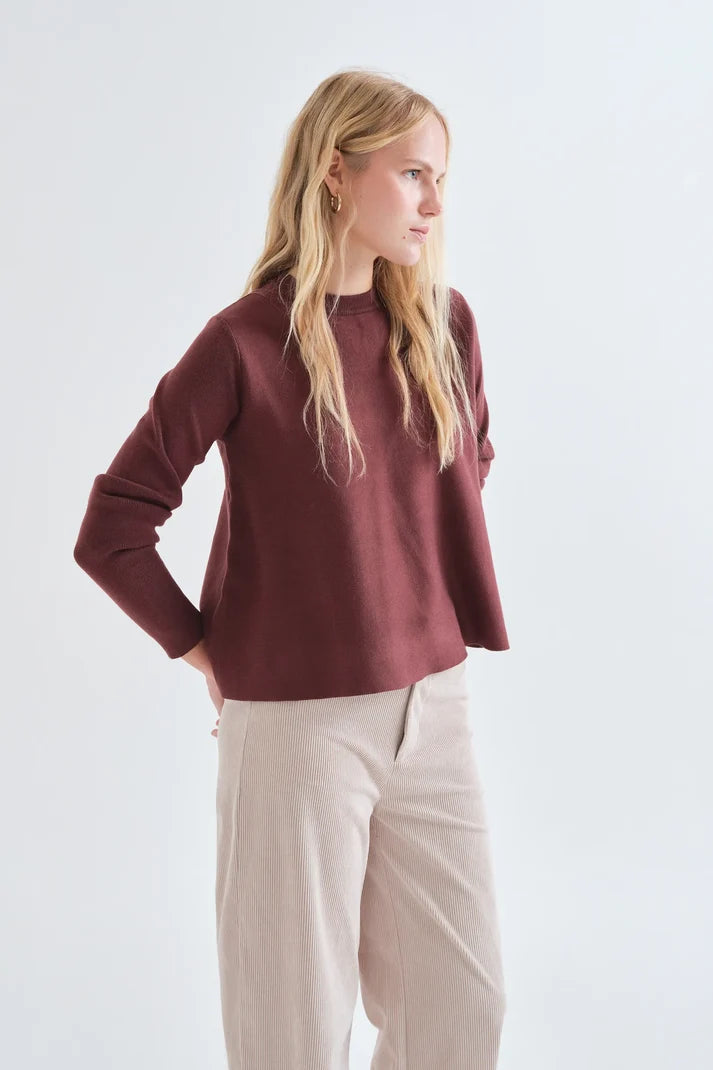 Maglione svasato