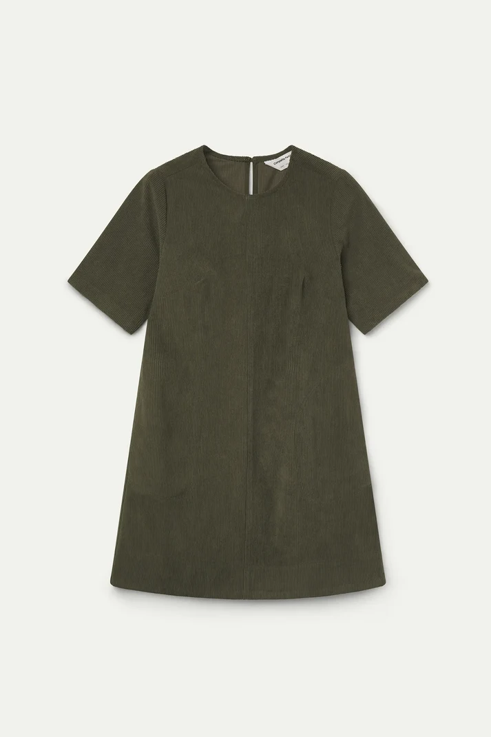 Abito corto in velluto