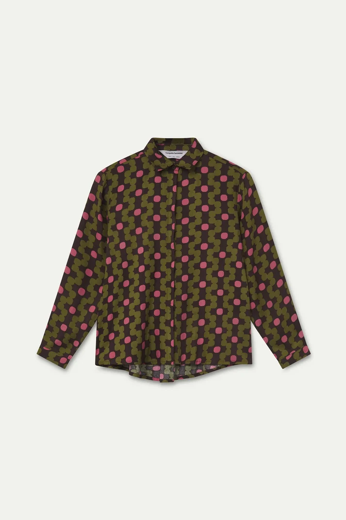 Camicia con stampa geometrica