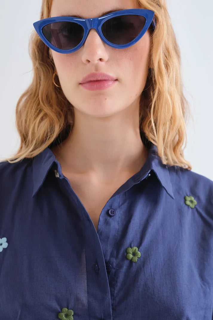 Camicia con ricami