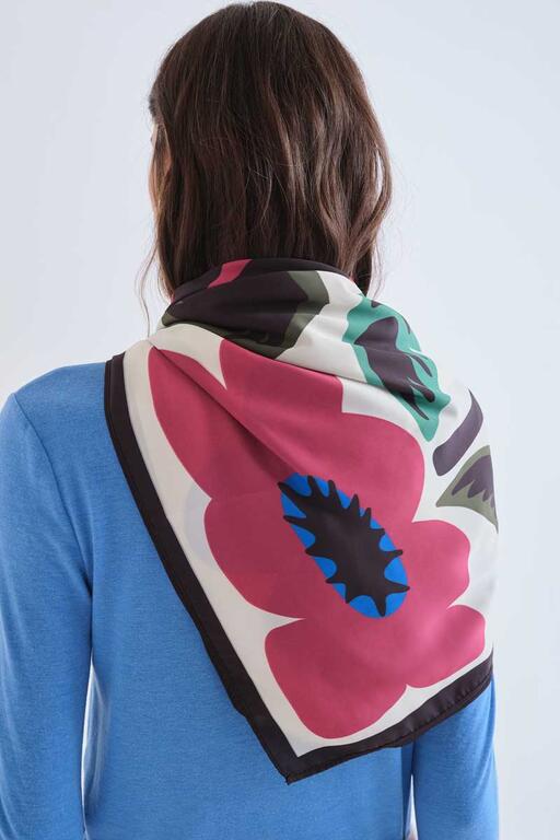 Foulard con stampa