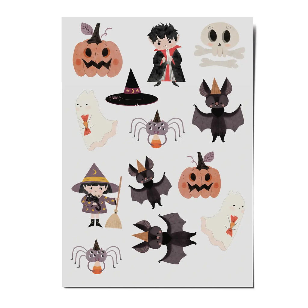 Tatuaggi temporanei "HALLOWEEN"
