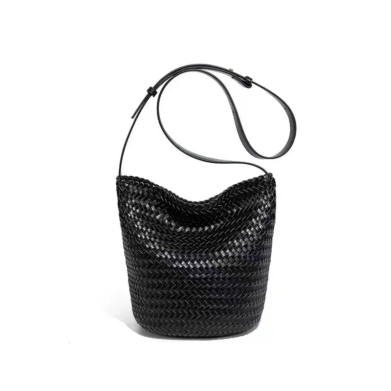 Borsa a tracolla intrecciata