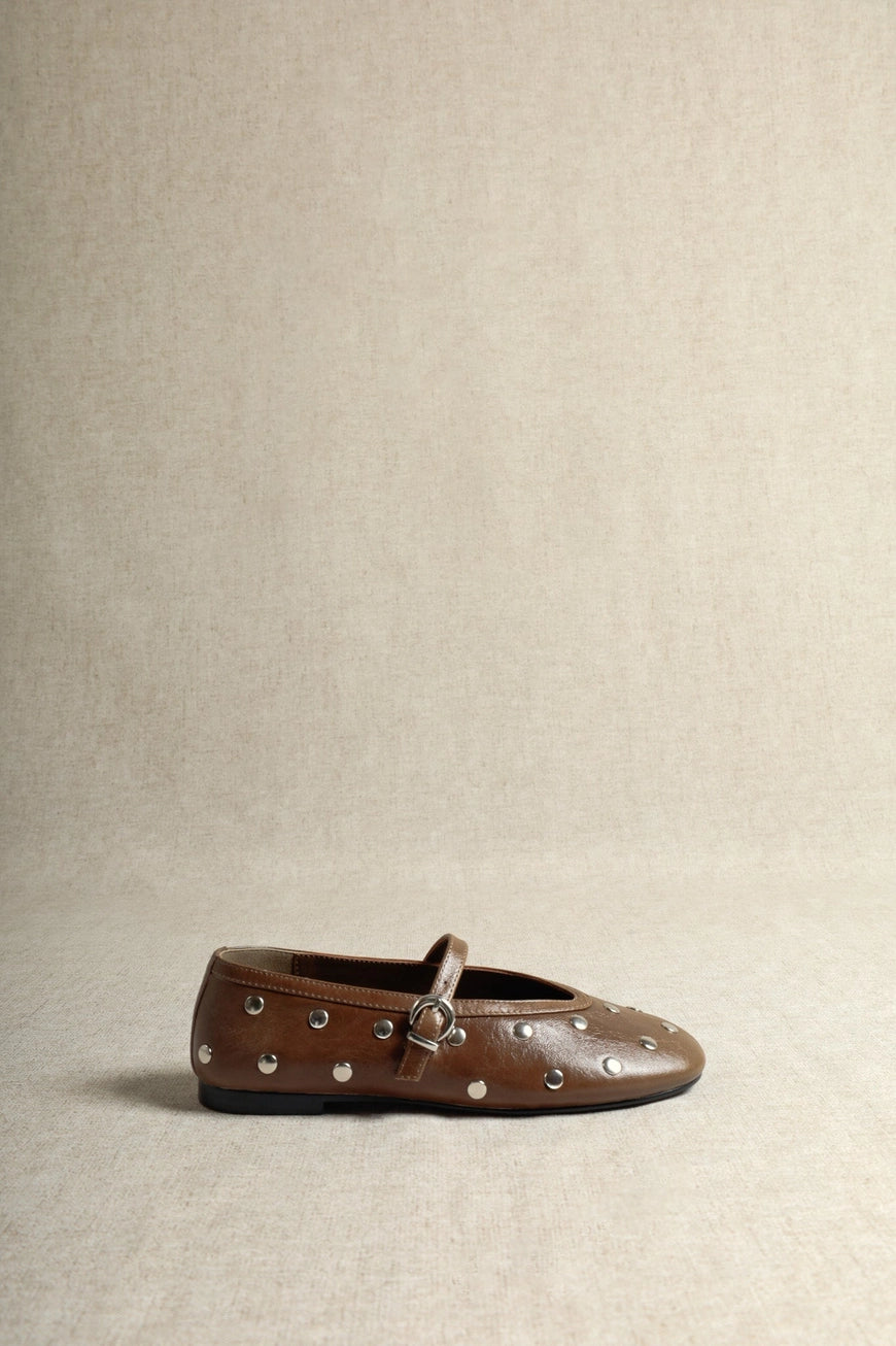 Ballerine Mary Jane con borchie