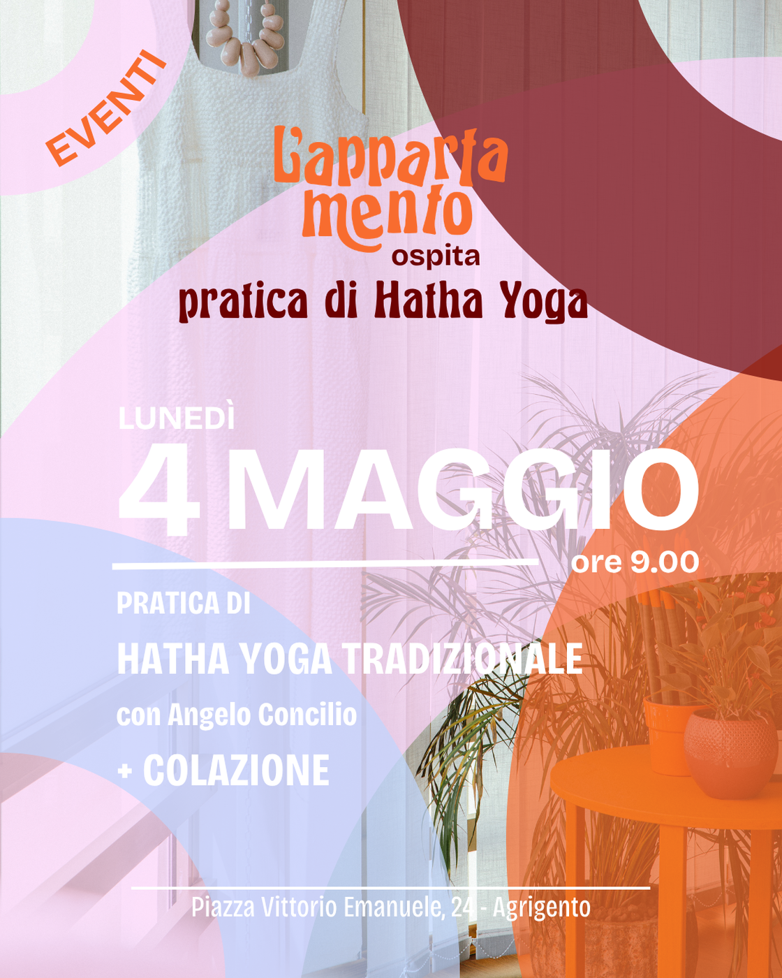 PRATICA HATHA YOGA 4 MAGGIO