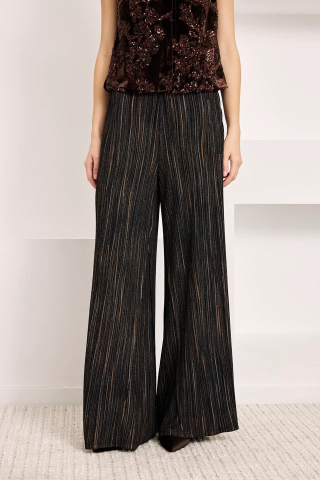 Pantaloni a righe fluidi