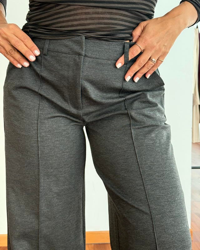 Pantaloni sartoriali in punto milano