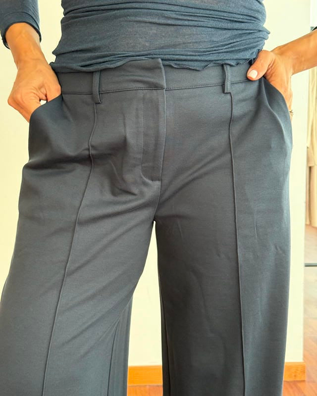 Pantaloni sartoriali in punto milano