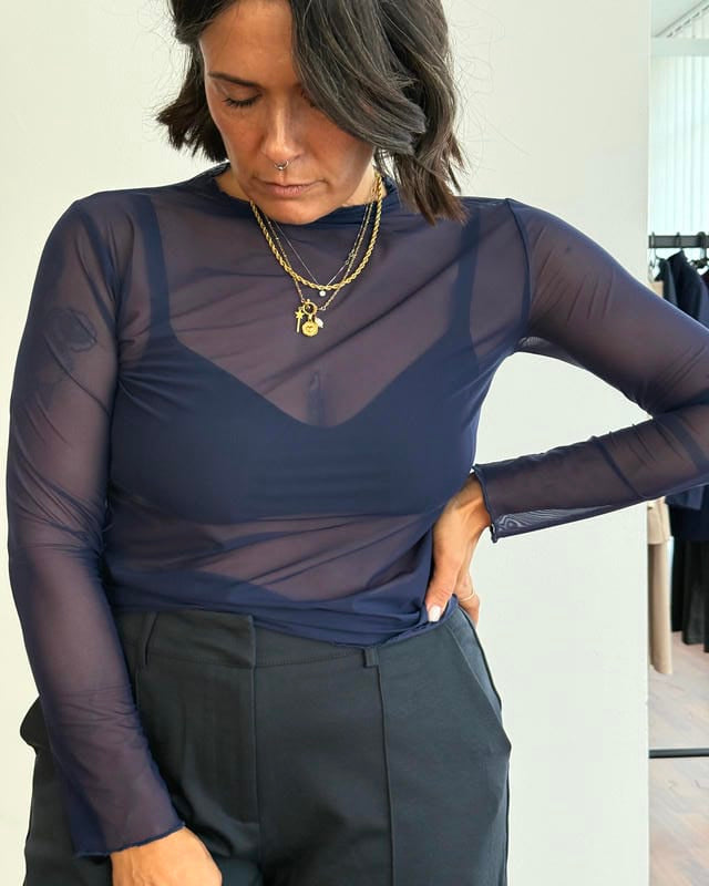 Maglia in tulle