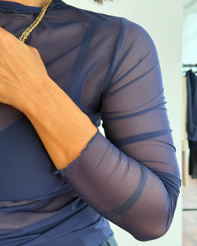 Maglia in tulle