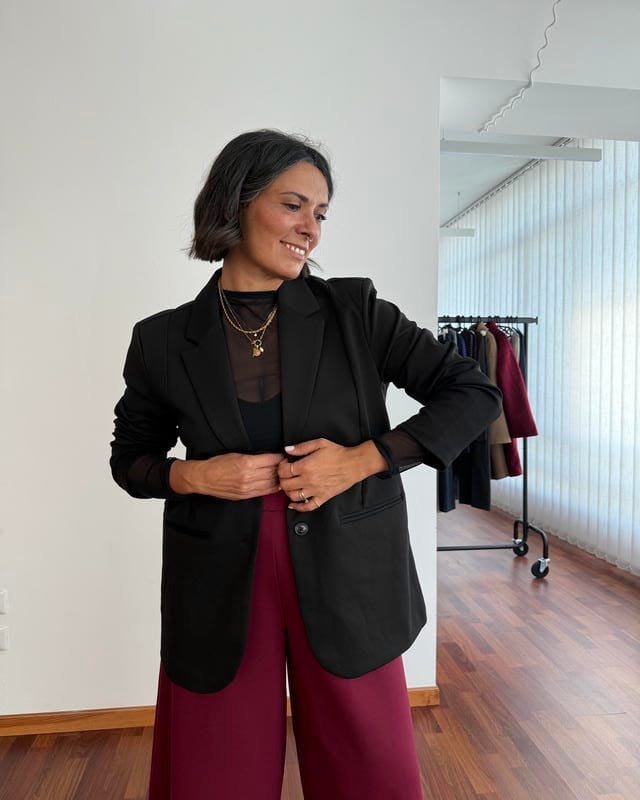 Blazer over in punto milano