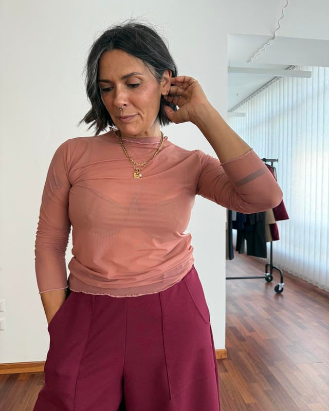 Maglia in tulle