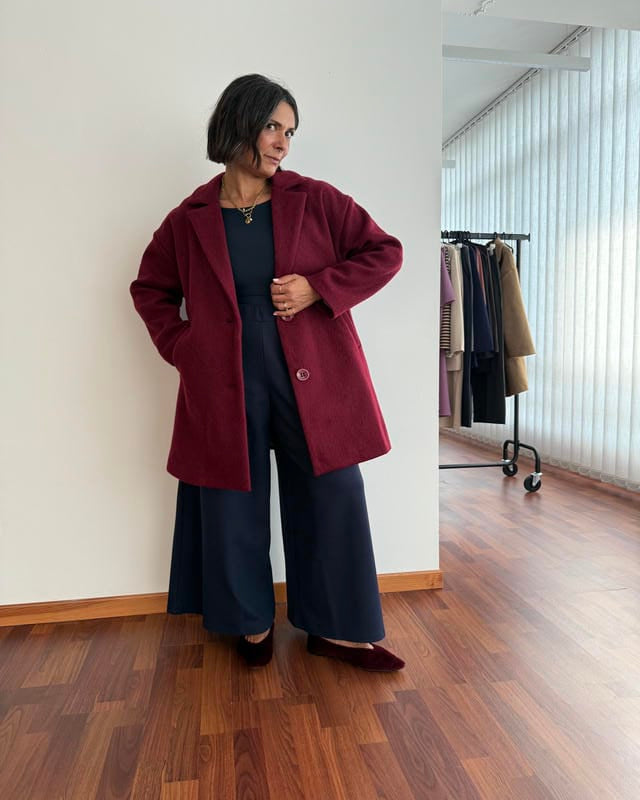 Cappotto monopetto