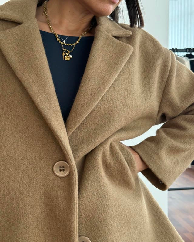 Cappotto monopetto