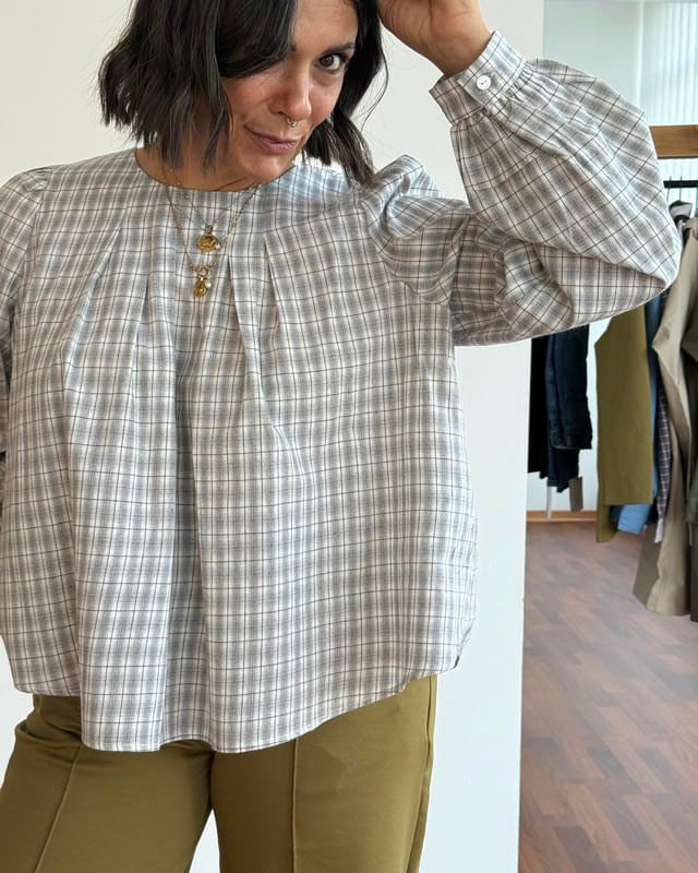 Blusa in cotone