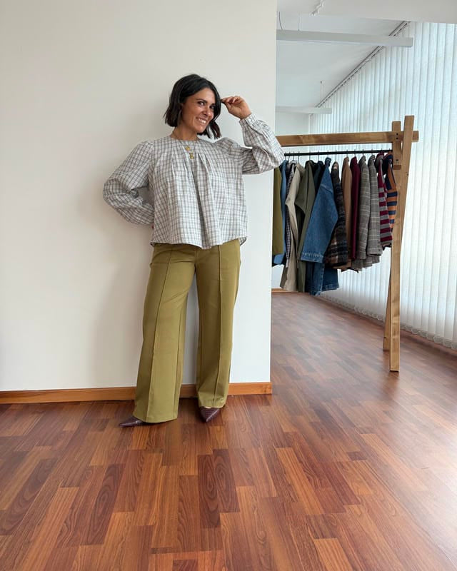 Blusa in cotone