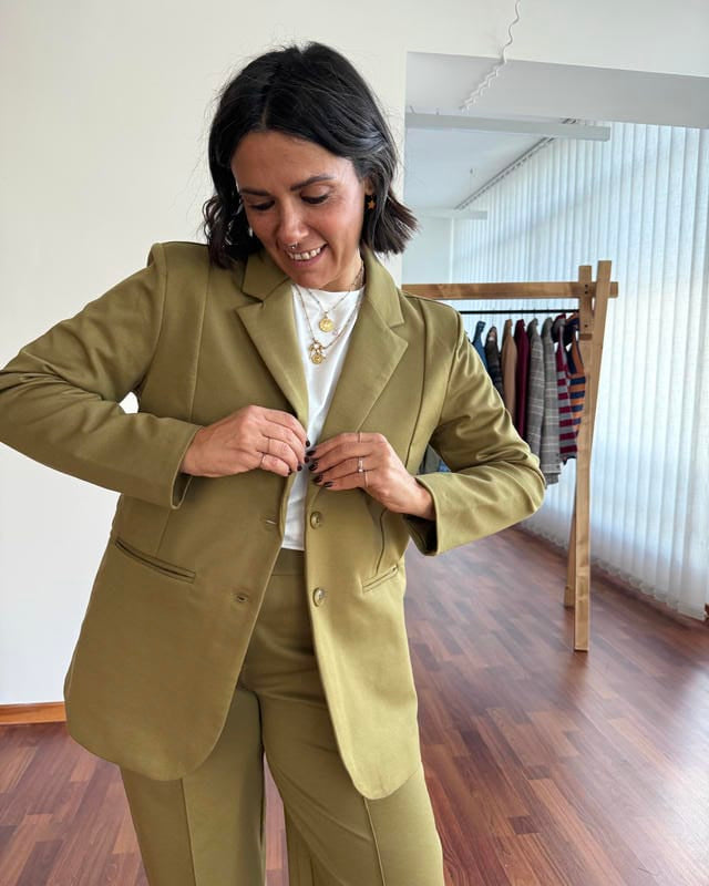 Blazer over in punto milano