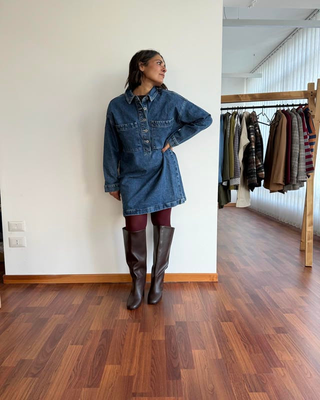 Abito in denim
