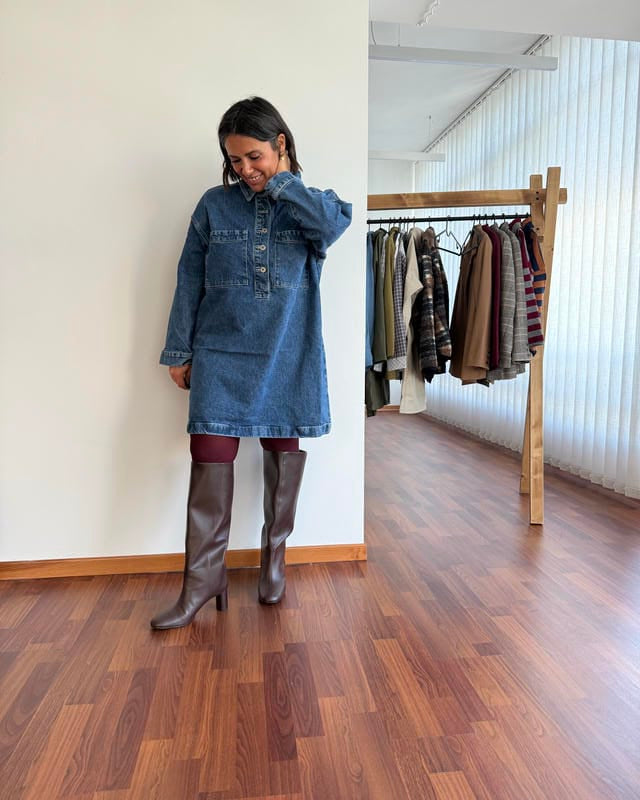 Abito in denim